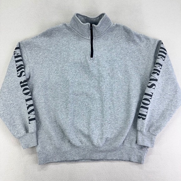 Taylor Swift The Eras Tour 2023-2024 Official Merch Quarter Zip Size Small - Picture 3 of 8